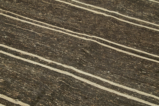 6x12 Brown Vintage Turkish Kilim Rug - 39923