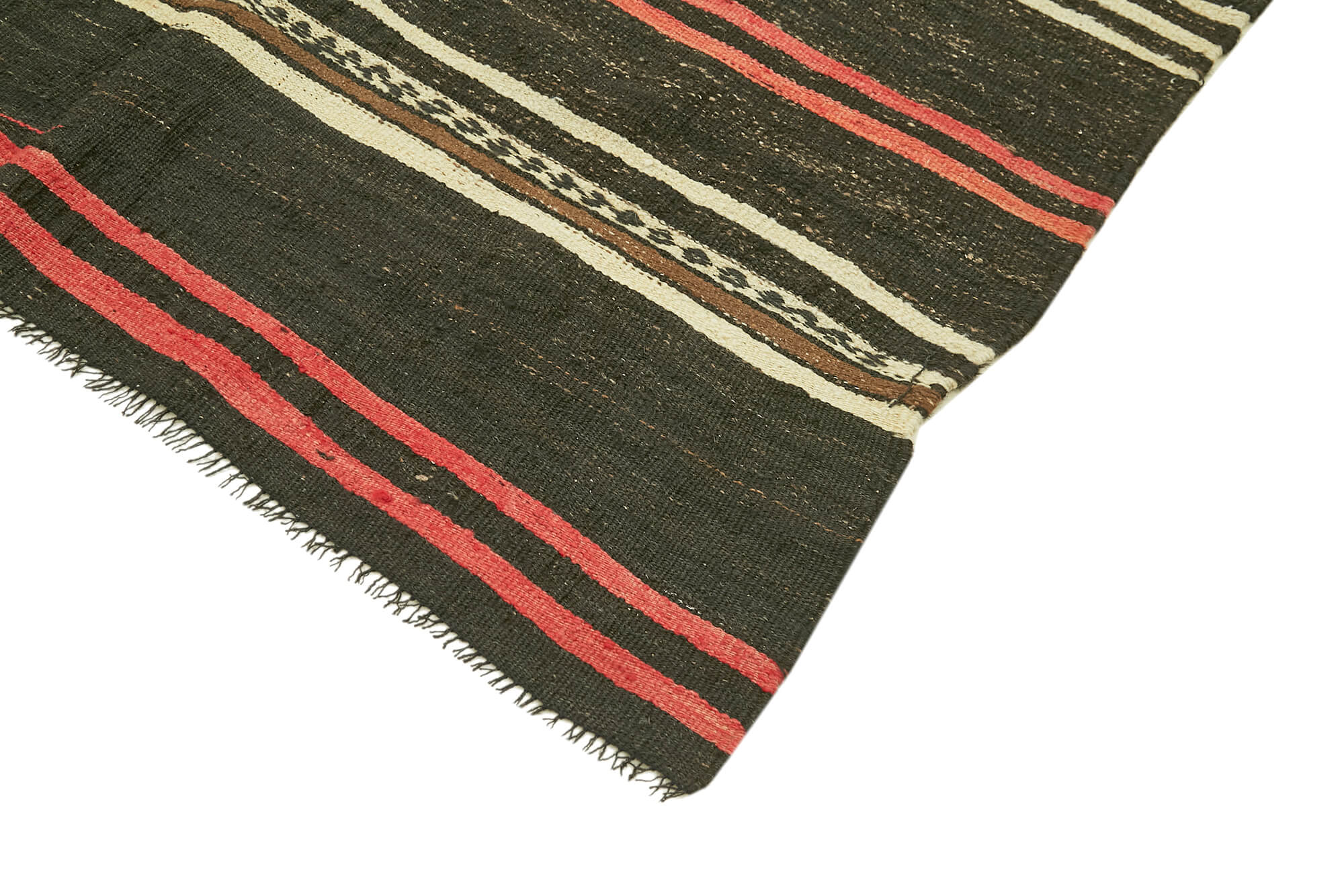 6x10 Brown Vintage Turkish Kilim Rug - 39925
