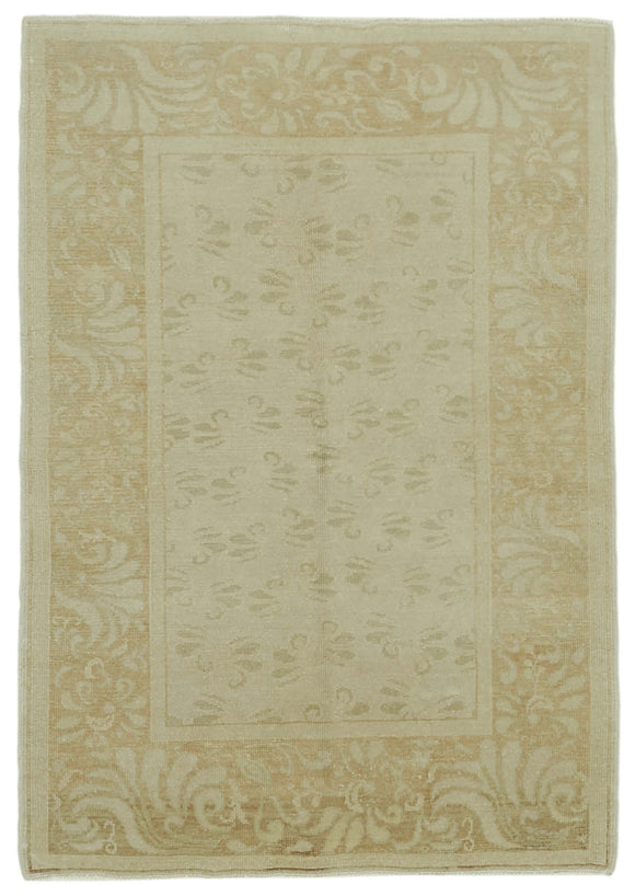 4x6 Beige Oushak Rug - 41076