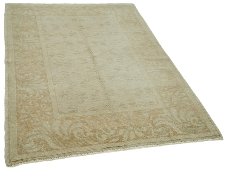 4x6 Beige Oushak Rug - 41076