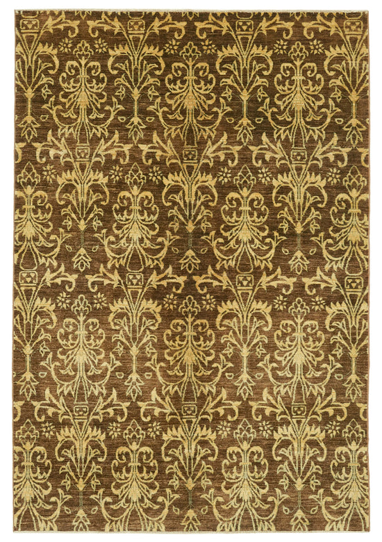6x9 Brown Oushak Rug - 41080