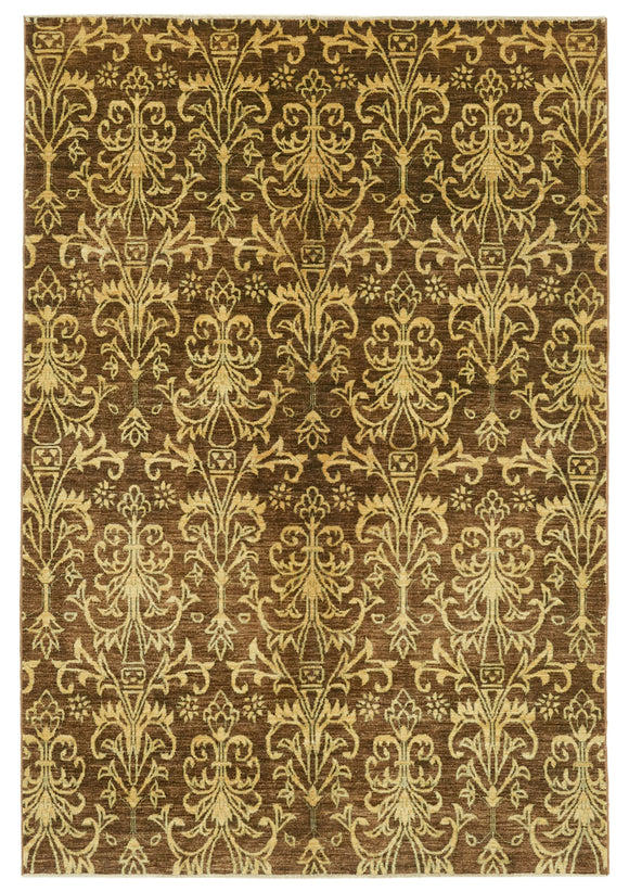 6x9 Brown Oushak Rug - 41080