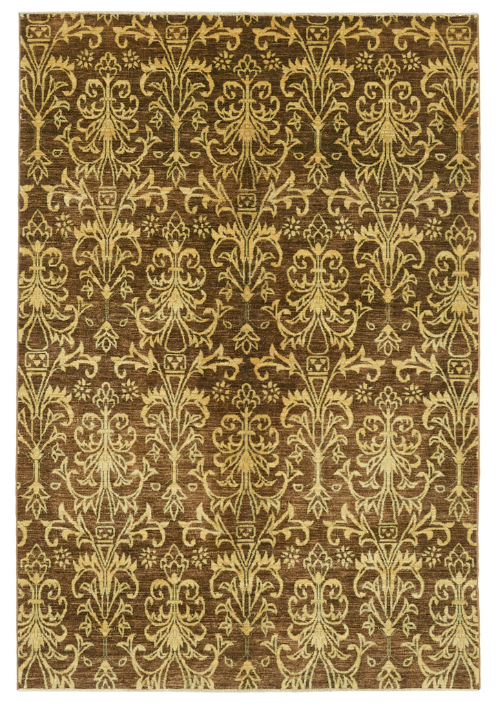6x9 Brown Oushak Rug - 41080