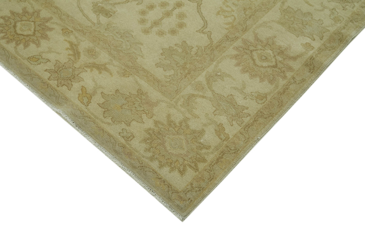 7x10 Beige Oushak Rug - 41098