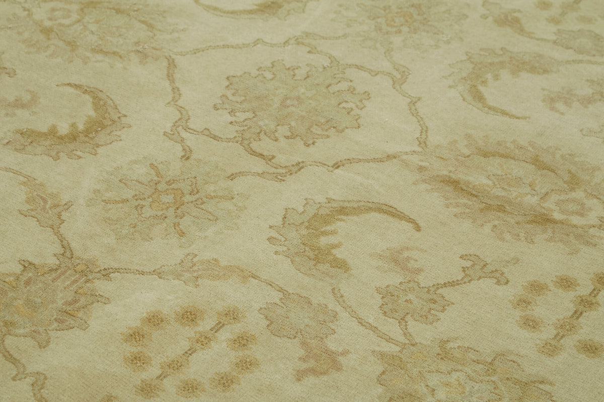 7x10 Beige Oushak Rug - 41098