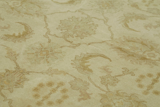 7x10 Beige Oushak Rug - 41098
