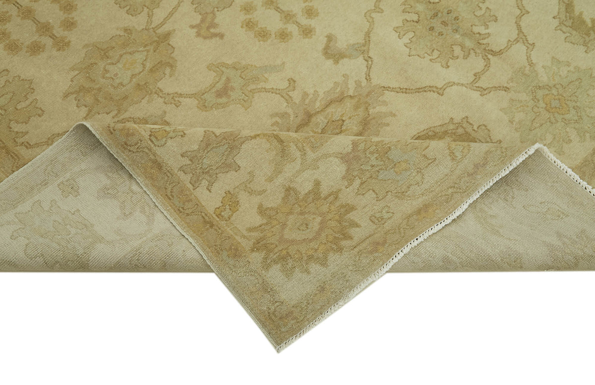 7x10 Beige Oushak Rug - 41098