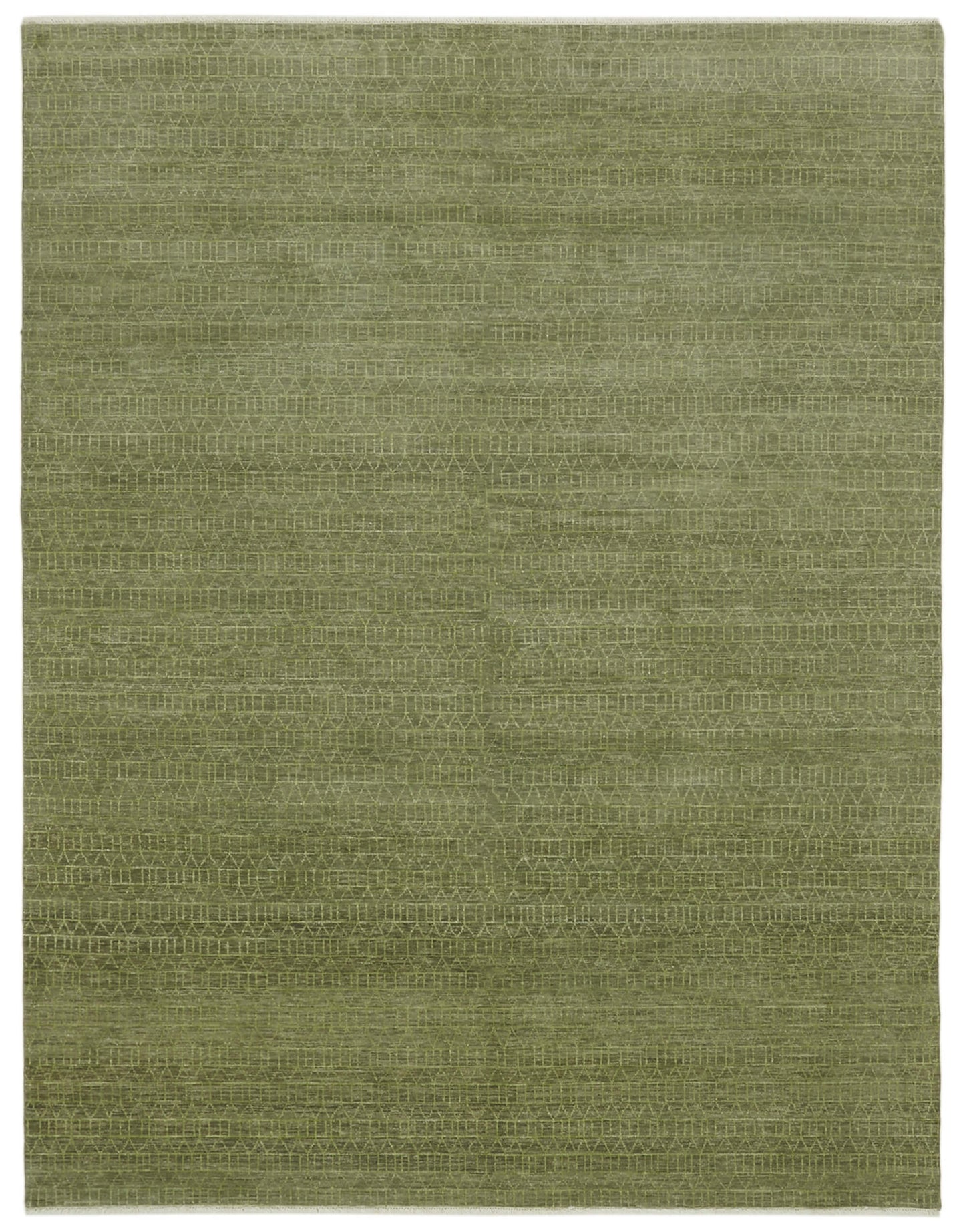 8x10 Green Oushak Rug - 41099