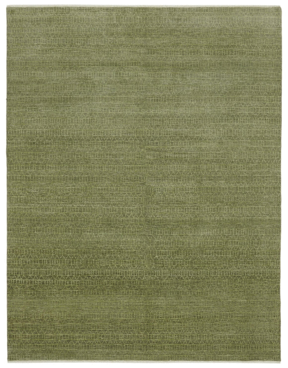 8x10 Green Oushak Rug - 41099