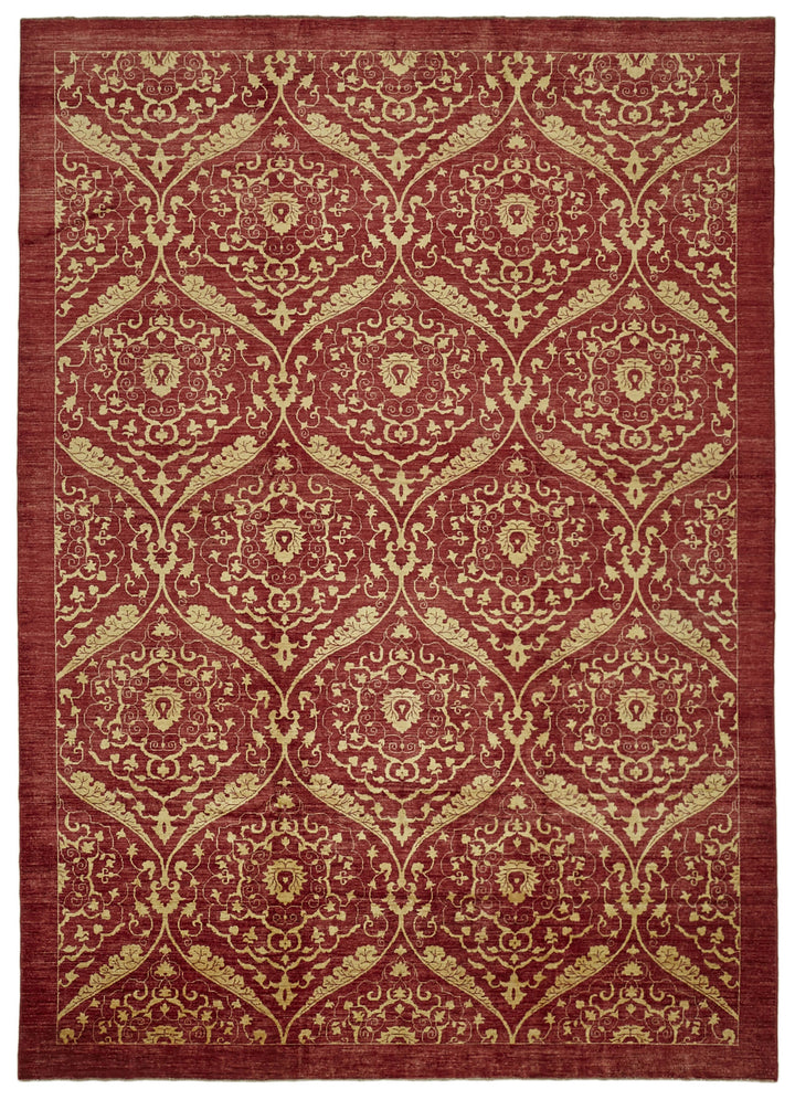 10x14 Red Oushak Rug - 41104