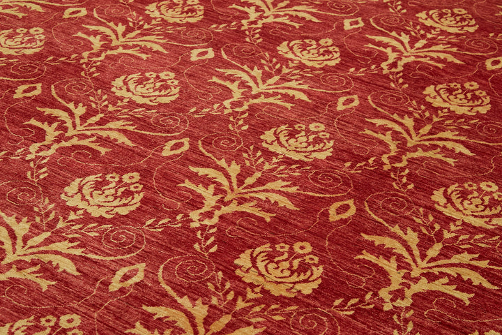 10x14 Red Oushak Rug - 41105