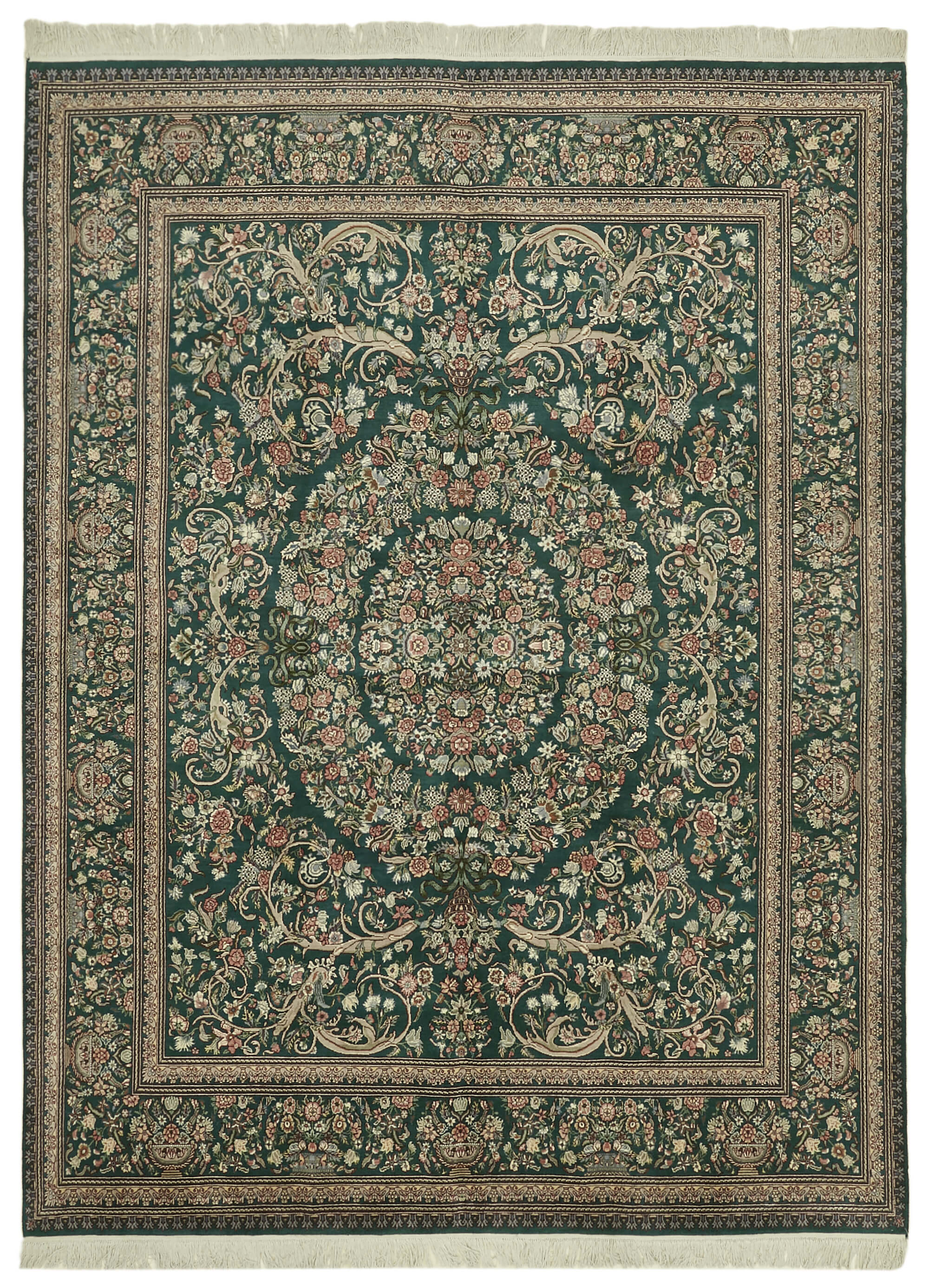 8x11 Green Oushak Rug - 41110