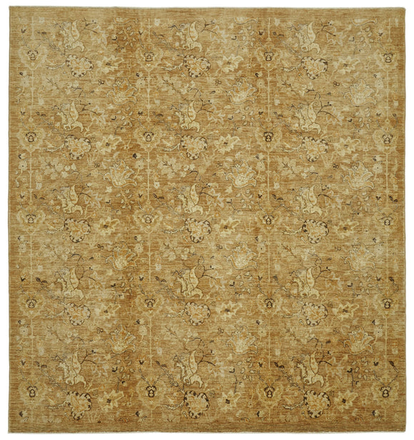 8x9 Beige Oushak Rug - 41112