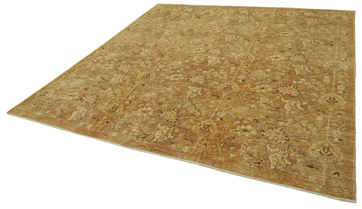 8x9 Beige Oushak Rug - 41112