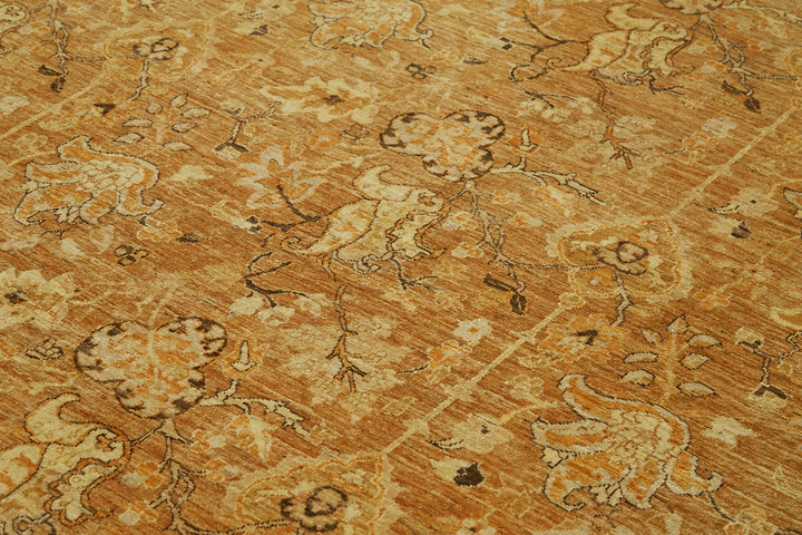8x9 Beige Oushak Rug - 41112