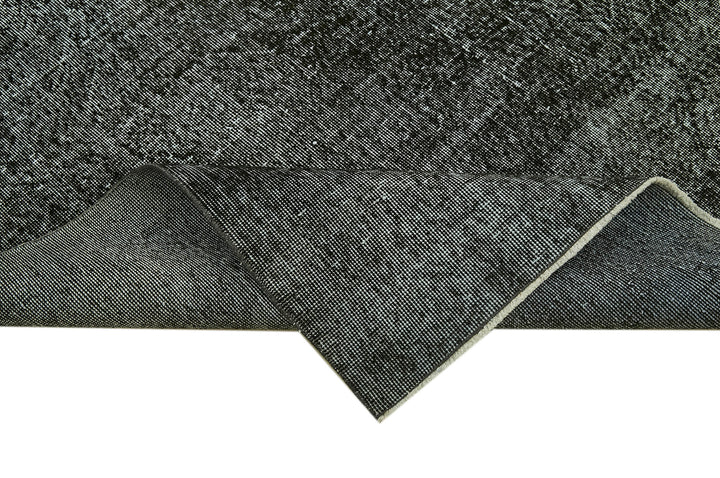 6x11 Black Overdyed Rug - 41116