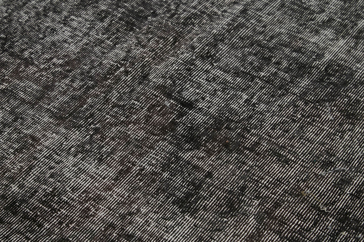 6x10 Black Overdyed Rug - 41122