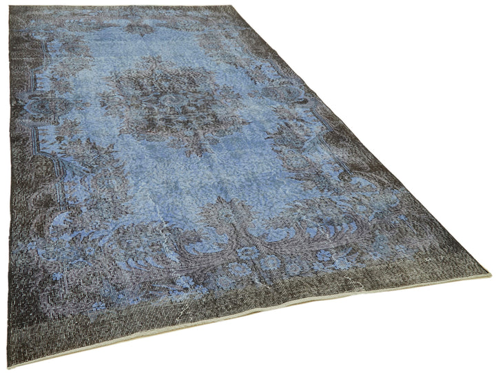 5x10 Blue Overdyed Rug - 41127