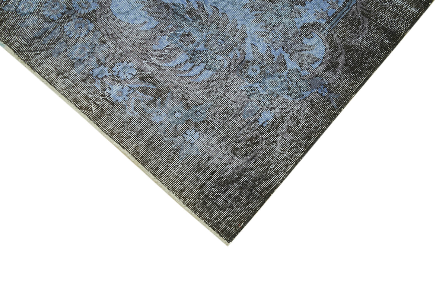 5x10 Blue Overdyed Rug - 41127