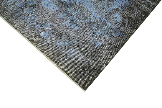 5x10 Blue Overdyed Rug - 41127