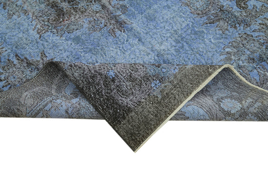 5x10 Blue Overdyed Rug - 41127