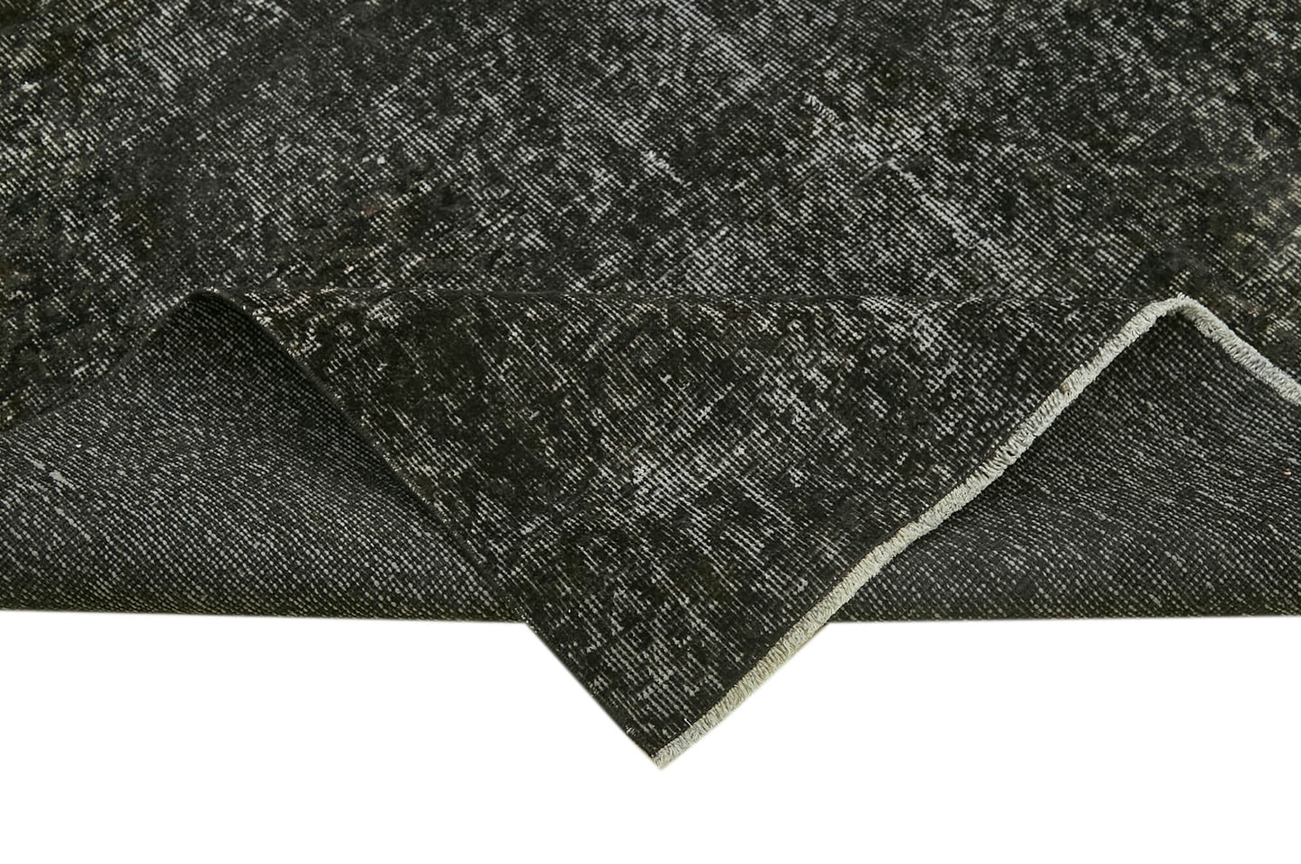 6x10 Black Overdyed Rug - 41149