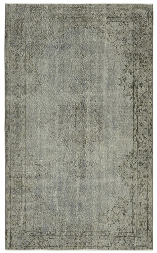 5x8 Grey Overdyed Rug - 41150