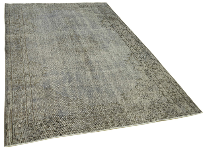 5x8 Grey Overdyed Rug - 41150
