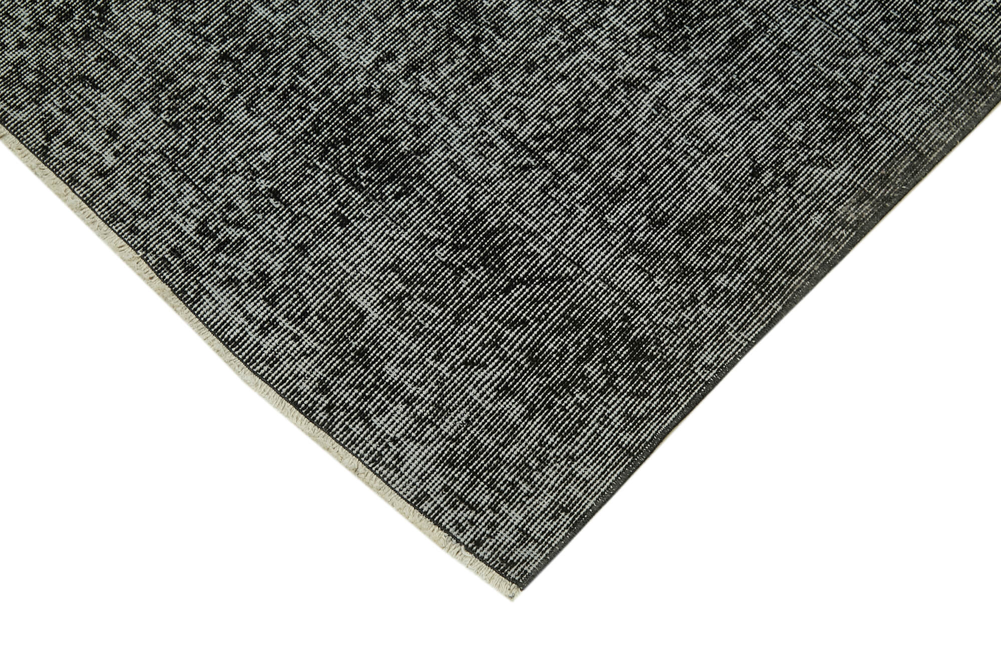 7x10 Black Overdyed Rug - 41152