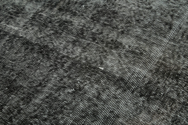 7x10 Black Overdyed Rug - 41152