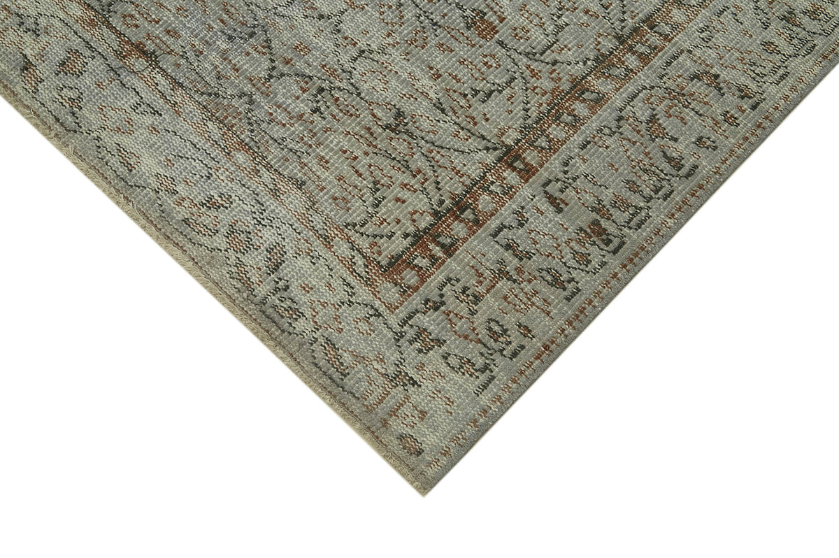 5x8 Grey Overdyed Rug - 41162