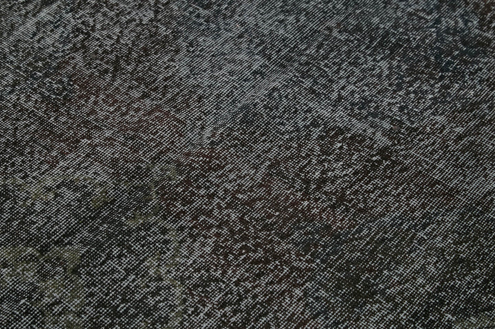5x9 Black Overdyed Rug - 41165
