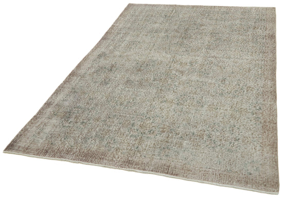 5x8 Blue Overdyed Rug - 41167