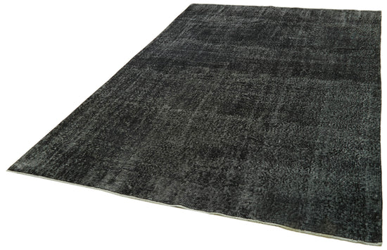 6x11 Black Overdyed Rug - 41168