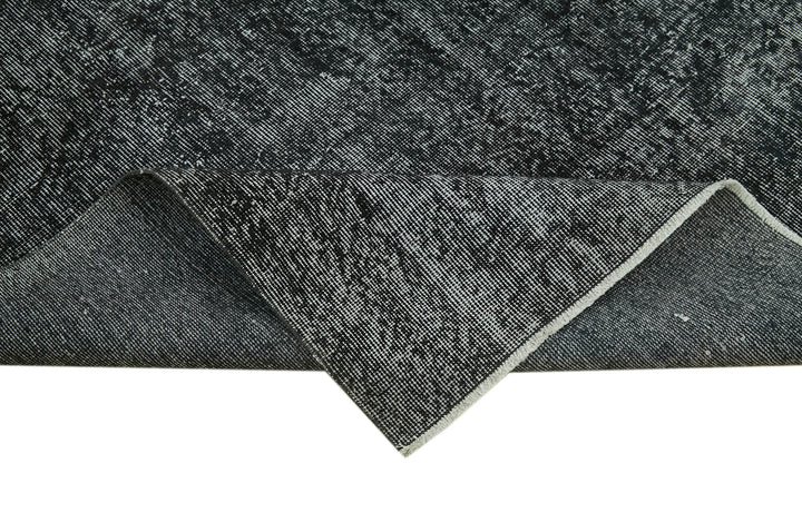 6x11 Black Overdyed Rug - 41168