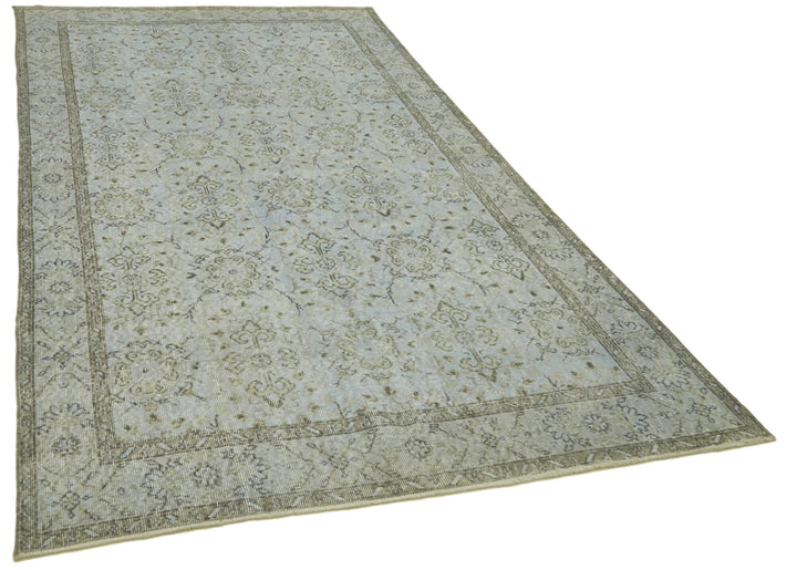 5x10 Blue Overdyed Rug - 41178