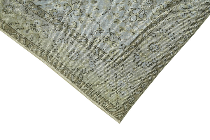 5x10 Blue Overdyed Rug - 41178