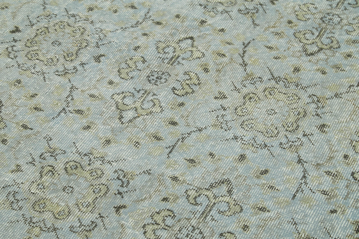 5x10 Blue Overdyed Rug - 41178