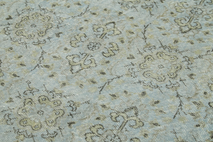 5x10 Blue Overdyed Rug - 41178