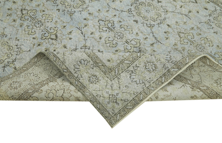 5x10 Blue Overdyed Rug - 41178