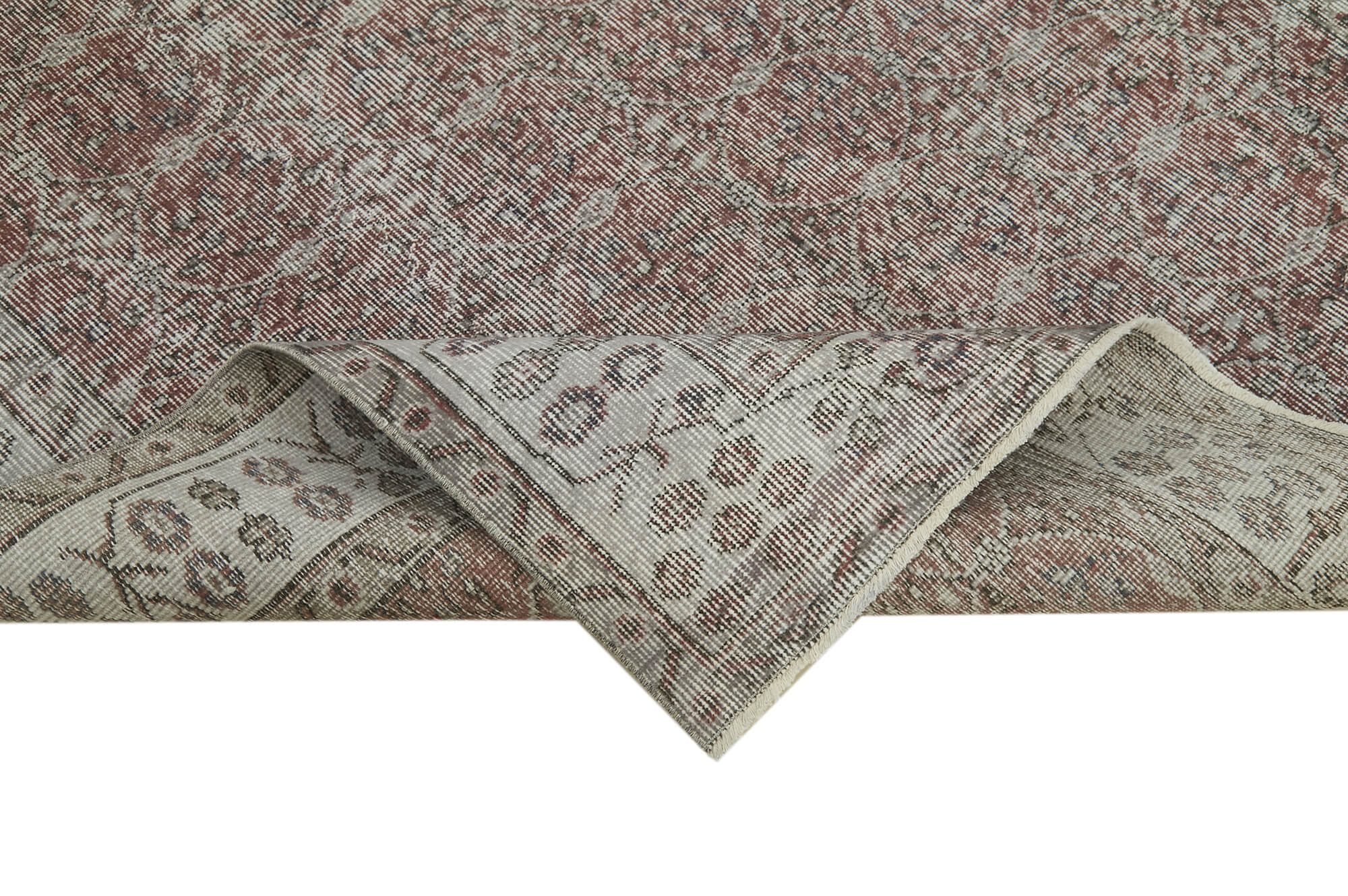 5x8 Grey Overdyed Rug - 41183