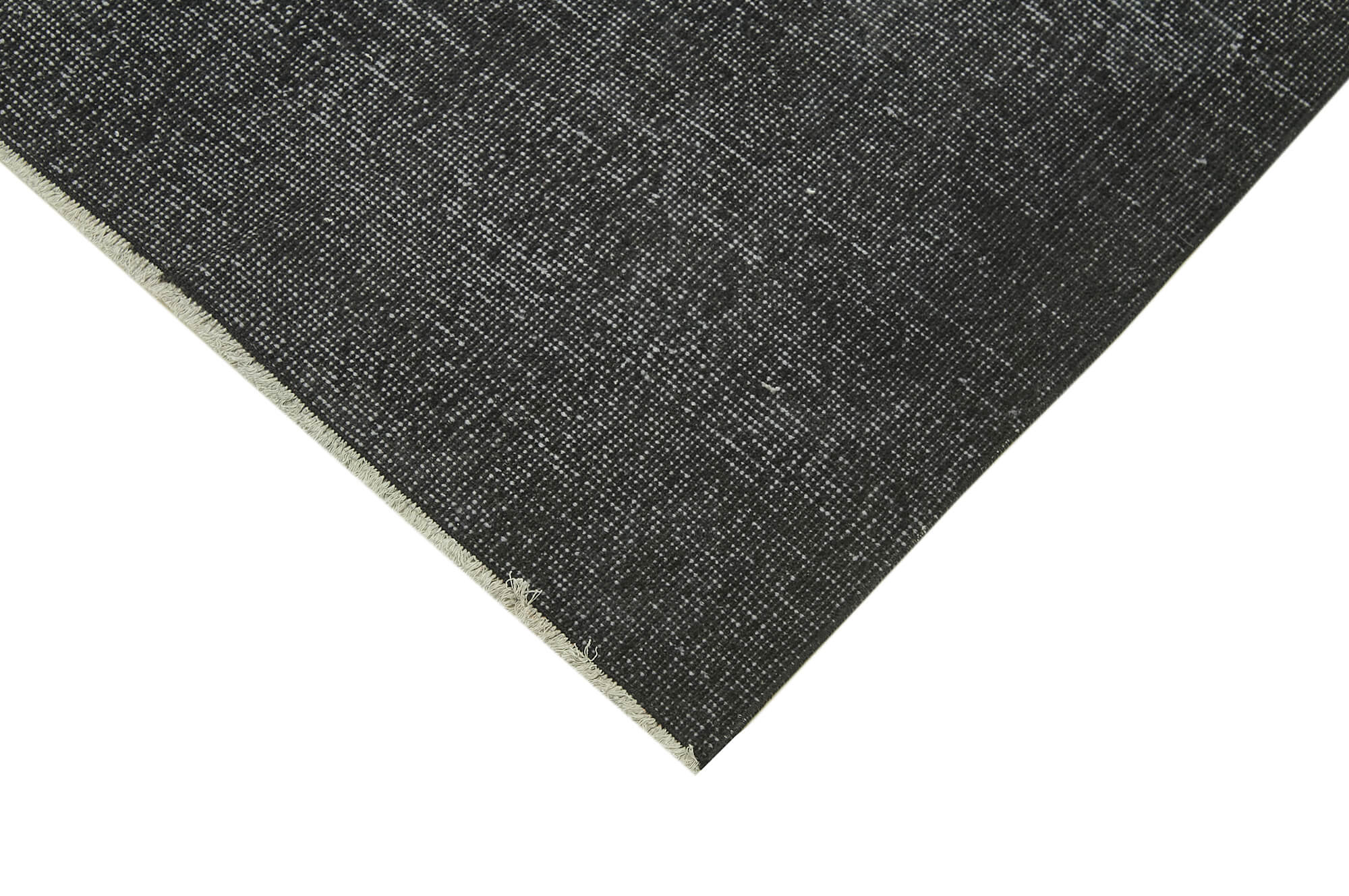 5x9 Black Overdyed Rug - 41184