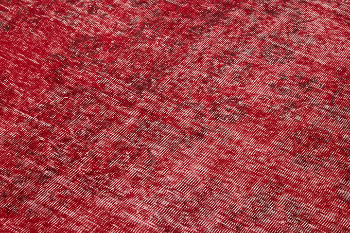 5x9 Red Overdyed Rug - 41187
