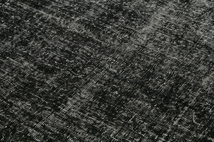 6x9 Black Overdyed Rug - 41188