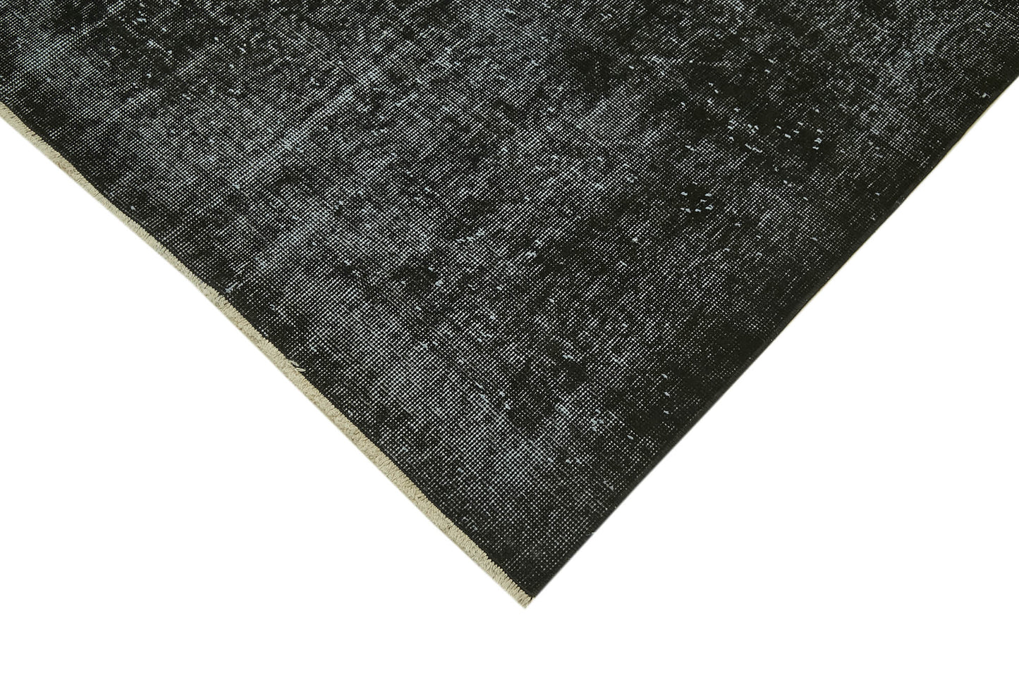 7x10 Black Overdyed Rug - 41197