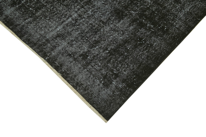 7x10 Black Overdyed Rug - 41197