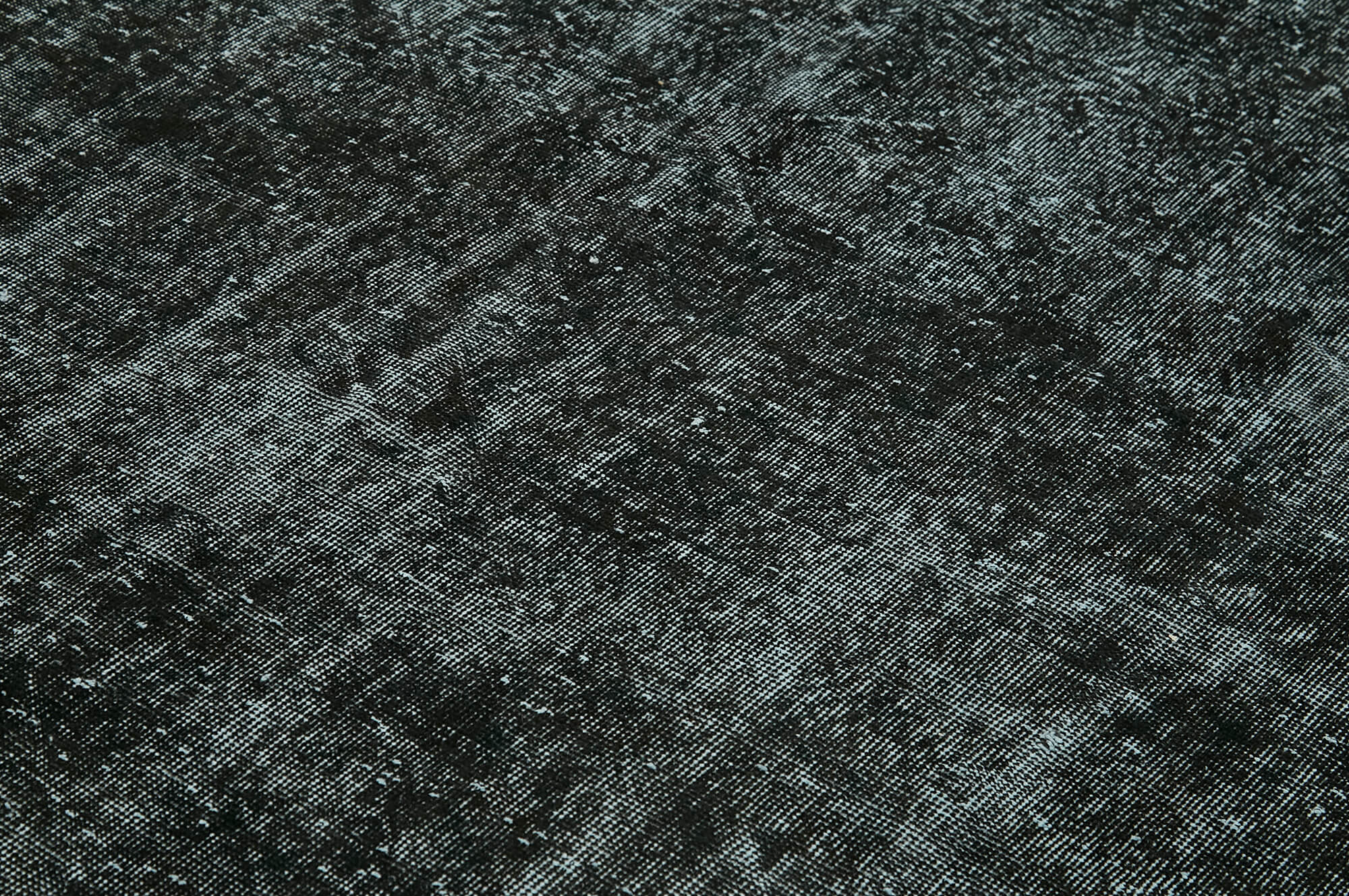 7x10 Black Overdyed Rug - 41197