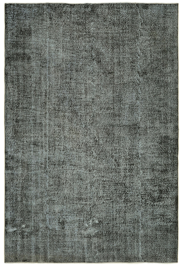 7x11 Black Overdyed Rug - 41198