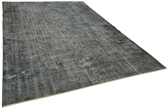 7x11 Black Overdyed Rug - 41198