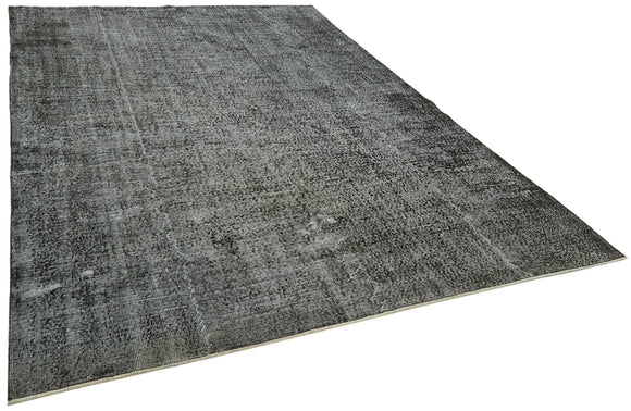 7x11 Black Overdyed Rug - 41198